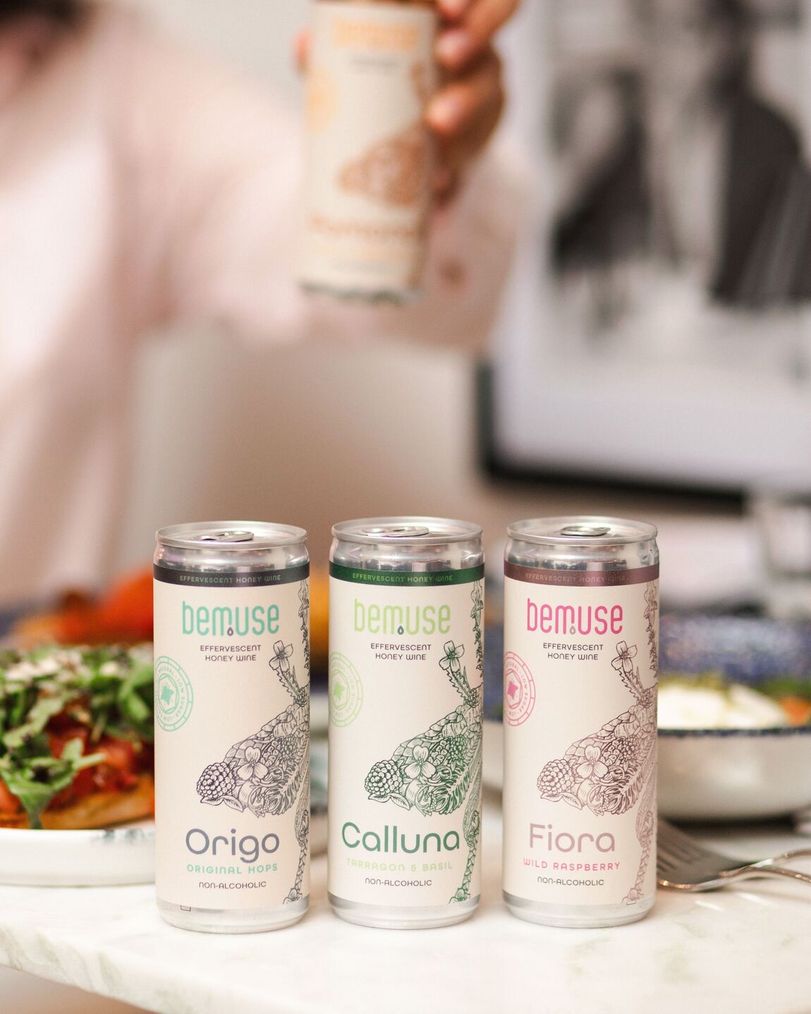 Bemuse Origo Brut Bezalkoholowe Wino Miodowe z Chmielem