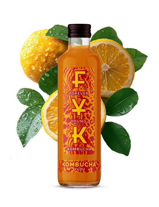 Forever Young Kombucha Yuzu